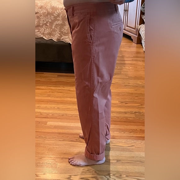 J crew women’s coral distressed chinos size 12.  Worn once. - Picture 5 of 10